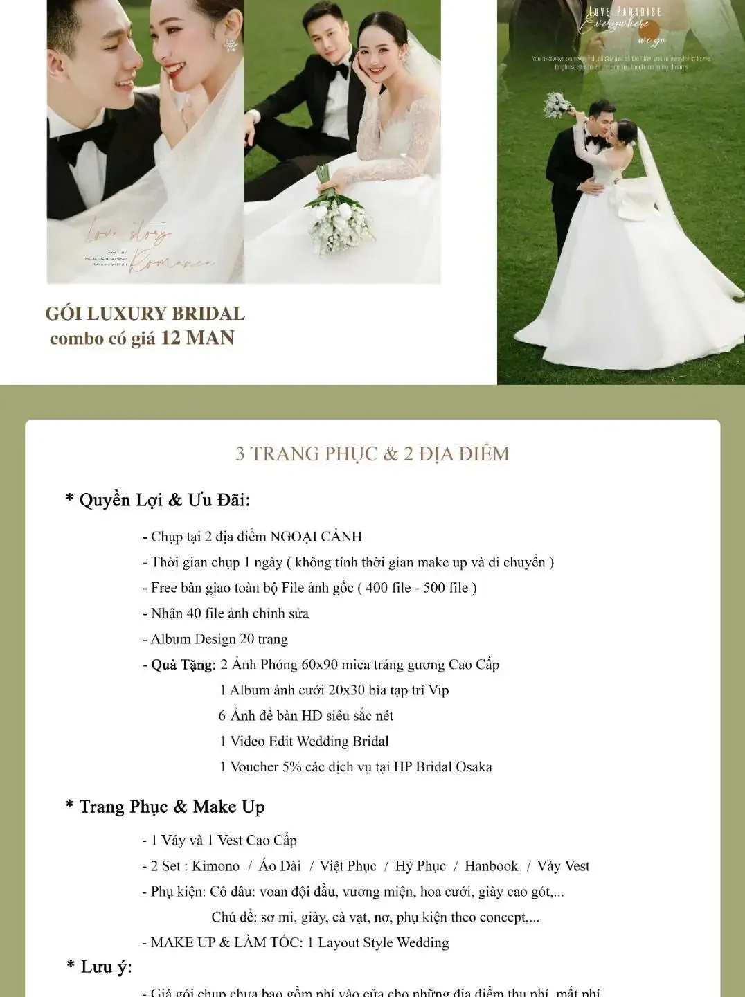 LUXURY BRIDAL - NGOẠI CẢNH